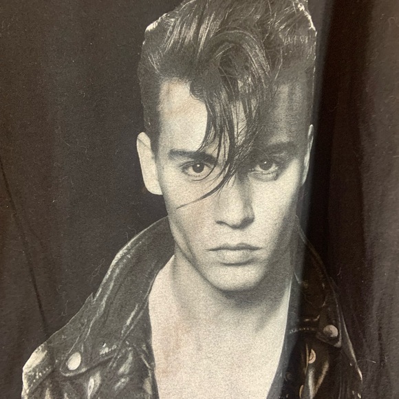 Johnny depp 3xlarge black graphic preowned T-shirt - Picture 1 of 3